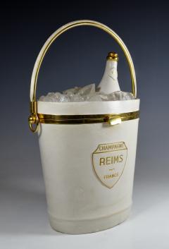 Vintage Designer Handbag Champagne Bottle Ice Bucket Trompe Loeil 1960s - 2814864