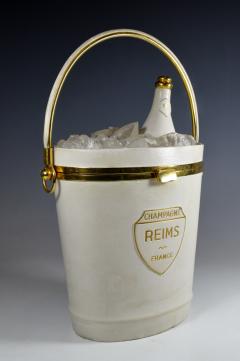 Vintage Designer Handbag Champagne Bottle Ice Bucket Trompe Loeil 1960s - 2814865