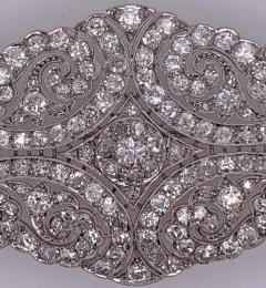 Vintage Diamond Cluster Brooch - 2713194