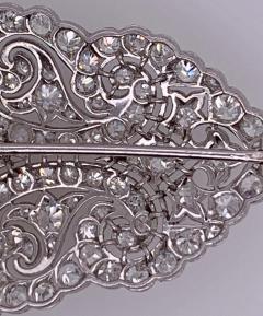 Vintage Diamond Cluster Brooch - 2713201