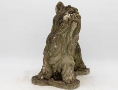 Vintage Dog Yorkishire Terrier Concrete Garden Ornament - 3370248