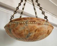 Vintage Dome Shape Alabaster Fixture - 1067581