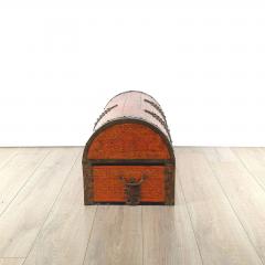 Vintage Domed Trunk in 19th Century Style Northern India - 4145865