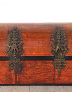Vintage Domed Trunk in 19th Century Style Northern India - 4145868