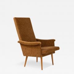 Vintage Eastern European Modern Upholstered Armchair - 3475796