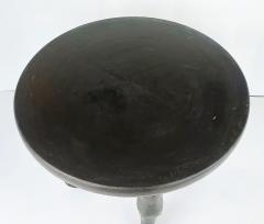 Vintage Ebonized Wooden Carved African Elephant Table - 4286086