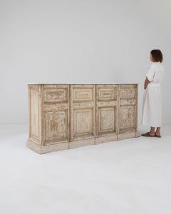 Vintage Egyptian Paneled Bar with Marble Top - 3471040