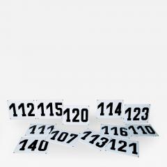 Vintage Enamel Numbers - 2266700