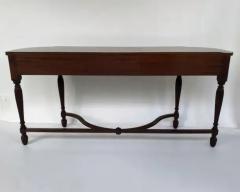 Vintage English Marquetry Inlay Console with Book matched Veneer - 3981581