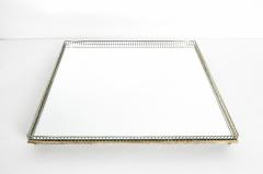 Vintage English Mirrored Centre Table Plateau or Tray - 330587
