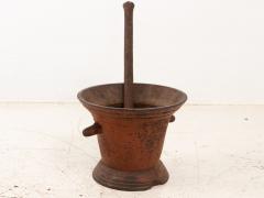 Vintage English Pestle and Mortar Oversized English 1890s - 3920733