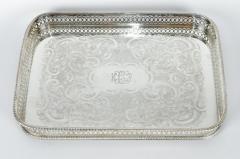 Vintage English Plated Gallery Tray - 400380
