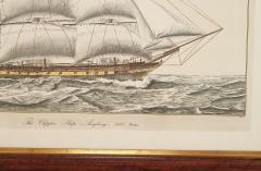 Vintage English Print The Clipper Ship Anglesey  - 2984483