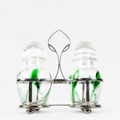 Vintage English Sheffield Table Condiment Set - 290429