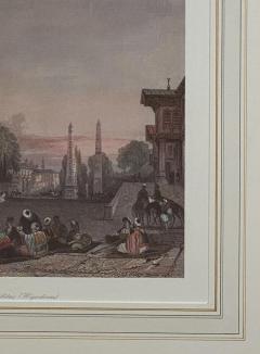 Vintage Engraving of the Blue Mosque Circa 20th Century - 1401209