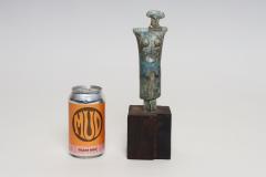 Vintage Etruscan Style Mounted Terracotta Female Idol Deity Effigy Sculpture - 4543701