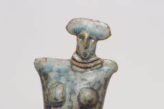 Vintage Etruscan Style Mounted Terracotta Female Idol Deity Effigy Sculpture - 4543702