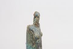 Vintage Etruscan Style Mounted Terracotta Female Idol Deity Effigy Sculpture - 4543704