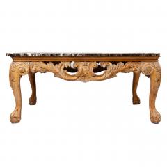 Vintage European Marble Top Coffee Table - 69804