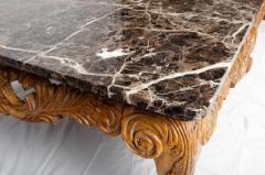 Vintage European Marble Top Coffee Table - 69805