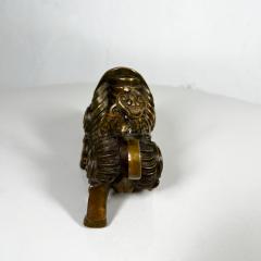 Vintage Feng Shui Gilt Bronze Bull Ox Money Figurine - 3077615