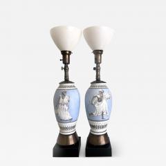 Vintage Figural Porcelain Table Lamps - 3527588