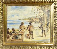 Vintage Framed Painting Oil on Canvas Signed Fraugde - 3049024
