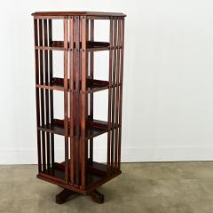 Vintage French 20th Century Revolving Bookcase - 3856406