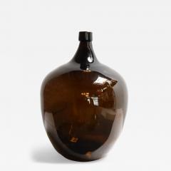 Vintage French Amber Glass Demijohn Bonbonne Ambr e Brune - 4186035