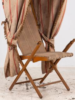 Vintage French Beach Chair with Canopy Mid 20th C  - 4269671