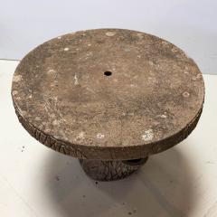 Vintage French Country Faux Bois Garden Table - 1536401