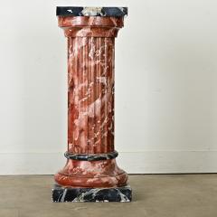 Vintage French Faux Finish Marble Column - 3954845