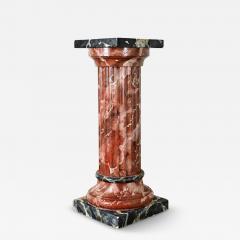 Vintage French Faux Finish Marble Column - 3978896