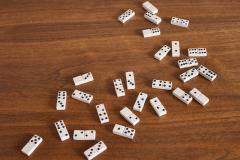 Vintage French Marble Domino Set - 4439985