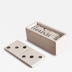 Vintage French Marble Domino Set - 4440651