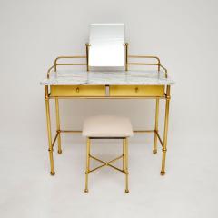 Vintage French Marble and Brass Dressing Table by Georges Raimbaud - 3248453