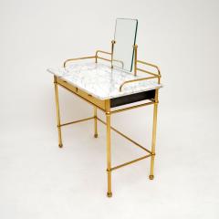 Vintage French Marble and Brass Dressing Table by Georges Raimbaud - 3248458