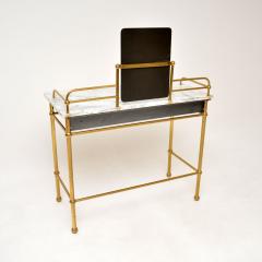 Vintage French Marble and Brass Dressing Table by Georges Raimbaud - 3248460