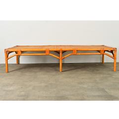 Vintage French Massive Rattan Coffee Table - 3954732
