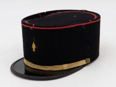 Vintage French Military Academy Officers Hat Mid Century - 3405027