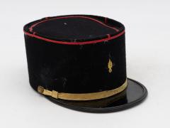 Vintage French Military Academy Officers Hat Mid Century - 3405029