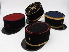 Vintage French Military Academy Officers Hat Mid Century - 3405061