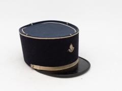 Vintage French Military Academy Officers Hat Mid Century - 3408749