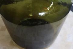 Vintage French Olive Green Demijohn Carboy - 3931563