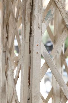 Vintage French Painted Trellis - 1416268