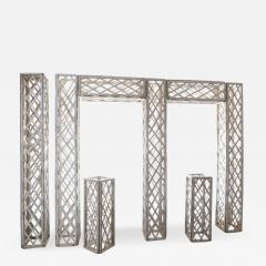 Vintage French Painted Trellis - 1703298