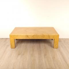 Vintage French Parchment Coffee Table circa 1930 - 2738801