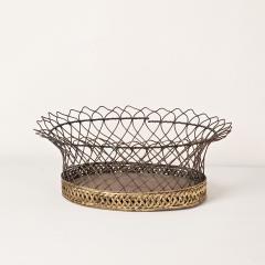 Vintage French Tole Wire Jardini re circa 1950 - 4214791