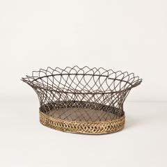 Vintage French Tole Wire Jardini re circa 1950 - 4214792