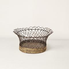 Vintage French Tole Wire Jardini re circa 1950 - 4214793